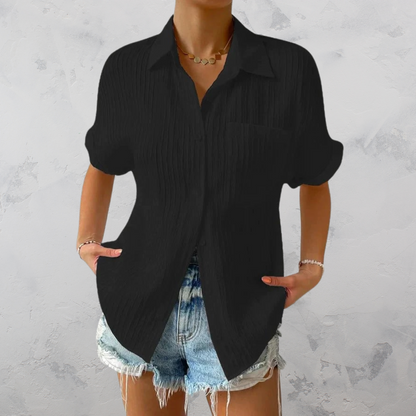 Fay | Legere leichte Bluse mit Knopfverschluss für Frauen