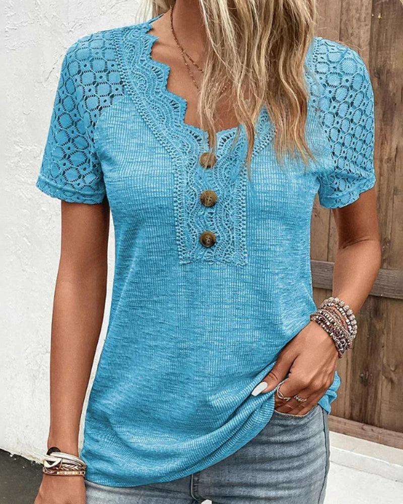 Armida - Spitzen-T-Shirt