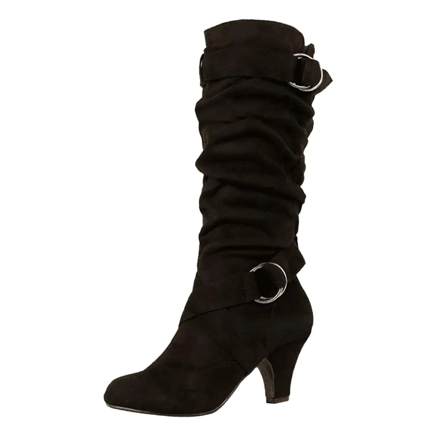 Hohe Stiefel mit Schnalle für Frauen - Madle