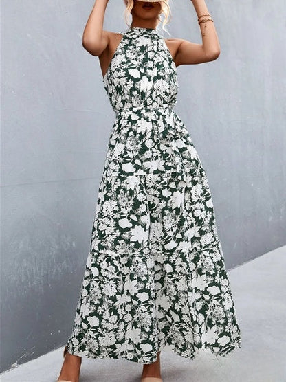 Aviana - Träger-Jumpsuit-Kleid mit Rüschen und Tupfen-Print, Bestseller