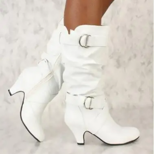 Stiefel mit halbhohen Absätzen - Phlipote