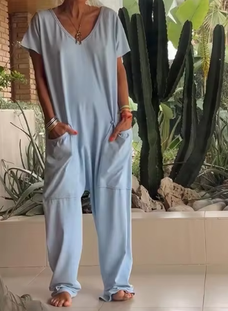 Xenia - Streetwear Fashion Neuer lockerer Jumpsuit