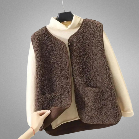 Trendige Fleece-Thermojacke für Frauen