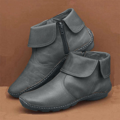 Martina - Stiefel mit seitlichem Federreißverschluss