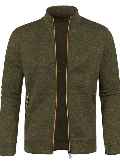 Youzi™ | Moderne Strickjacke mit durchgehendem Reißverschluss