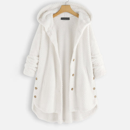 Natalee - warme Teddyjacke mit Kapuze