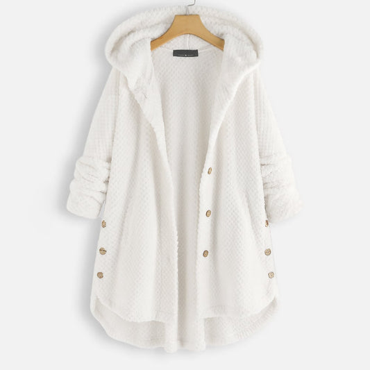 Natalee - warme Teddyjacke mit Kapuze