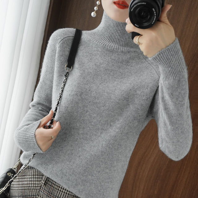 Lina - Bequemer Rollkragenpullover