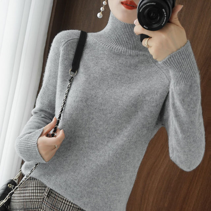 Lina - Bequemer Rollkragenpullover