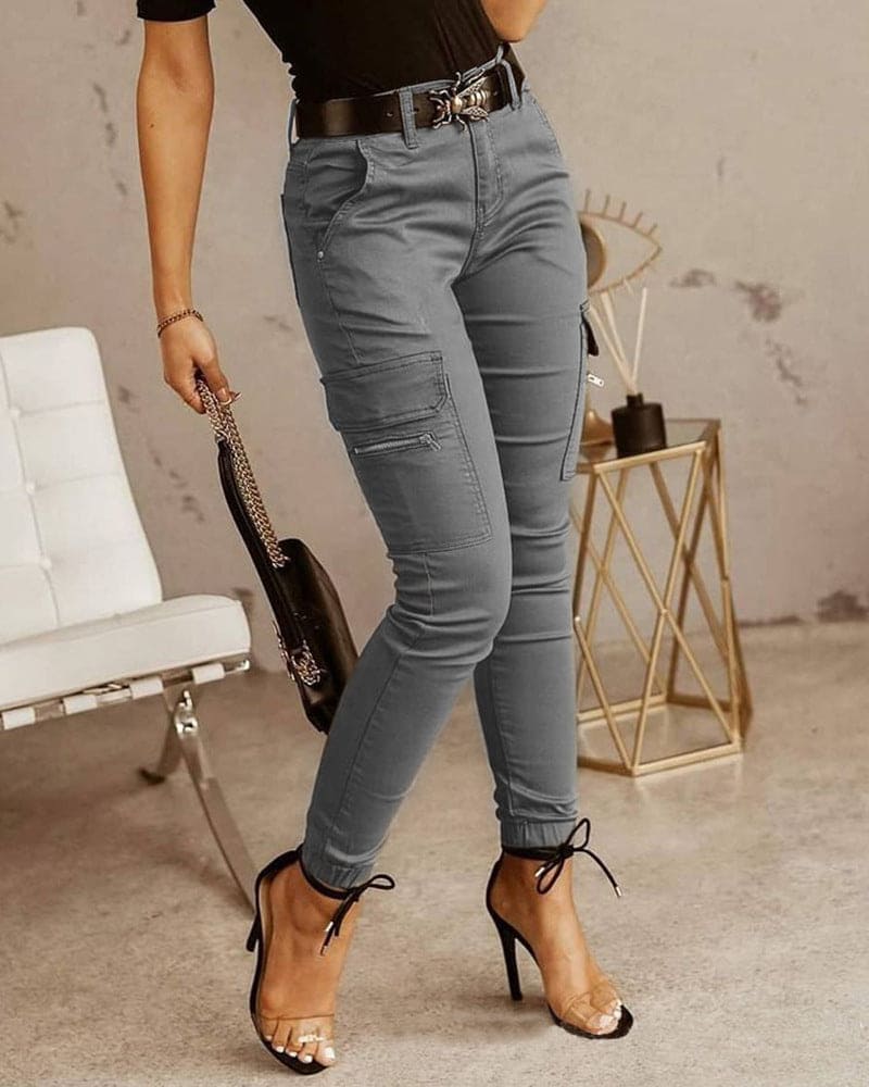Josephine - Halbhohe Cargohose