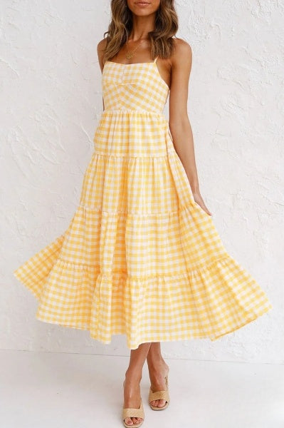 A-Linien-Kleid mit Trägern