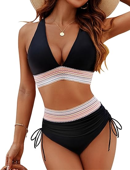 Bauchfreier Bikini