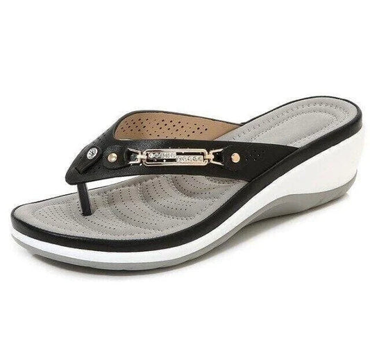 Hatty - Weich gepolsterte Flip-Flop-Sandalen