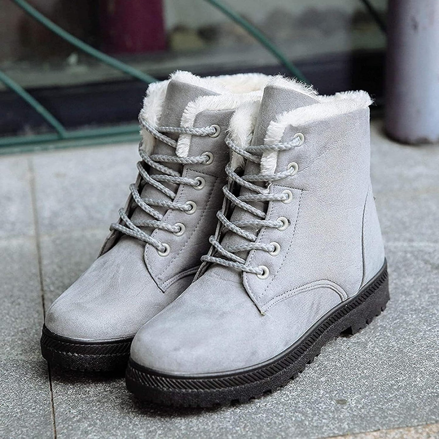 Schneestiefel mit Schnürsenkeln - Balbine