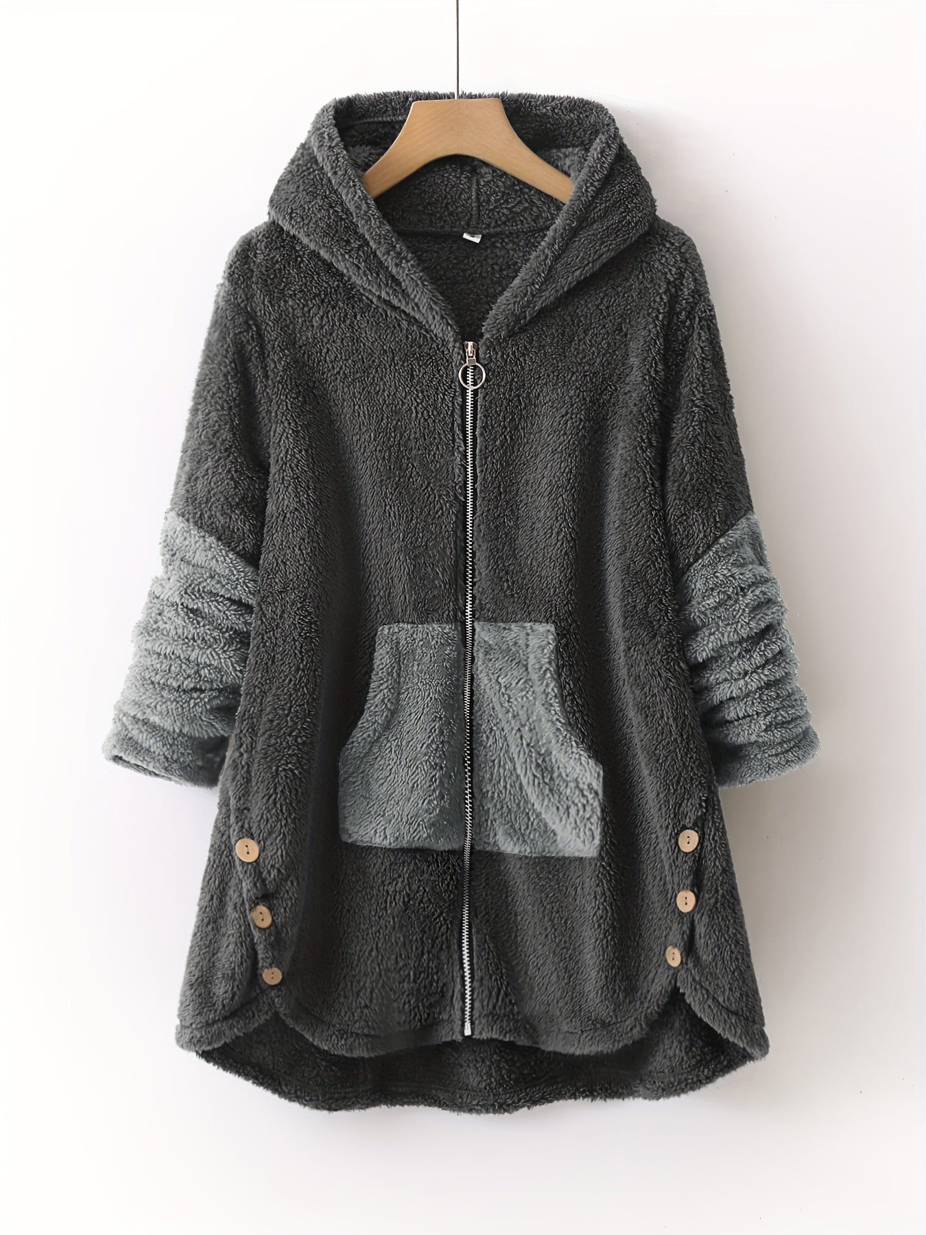 Clara - Rosafarbene, lässige Übergangsjacke mit Taschen für Frauen