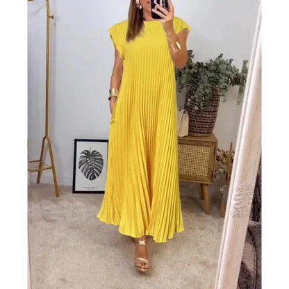 Coralyn - Schlichtes Kleid mit Falten