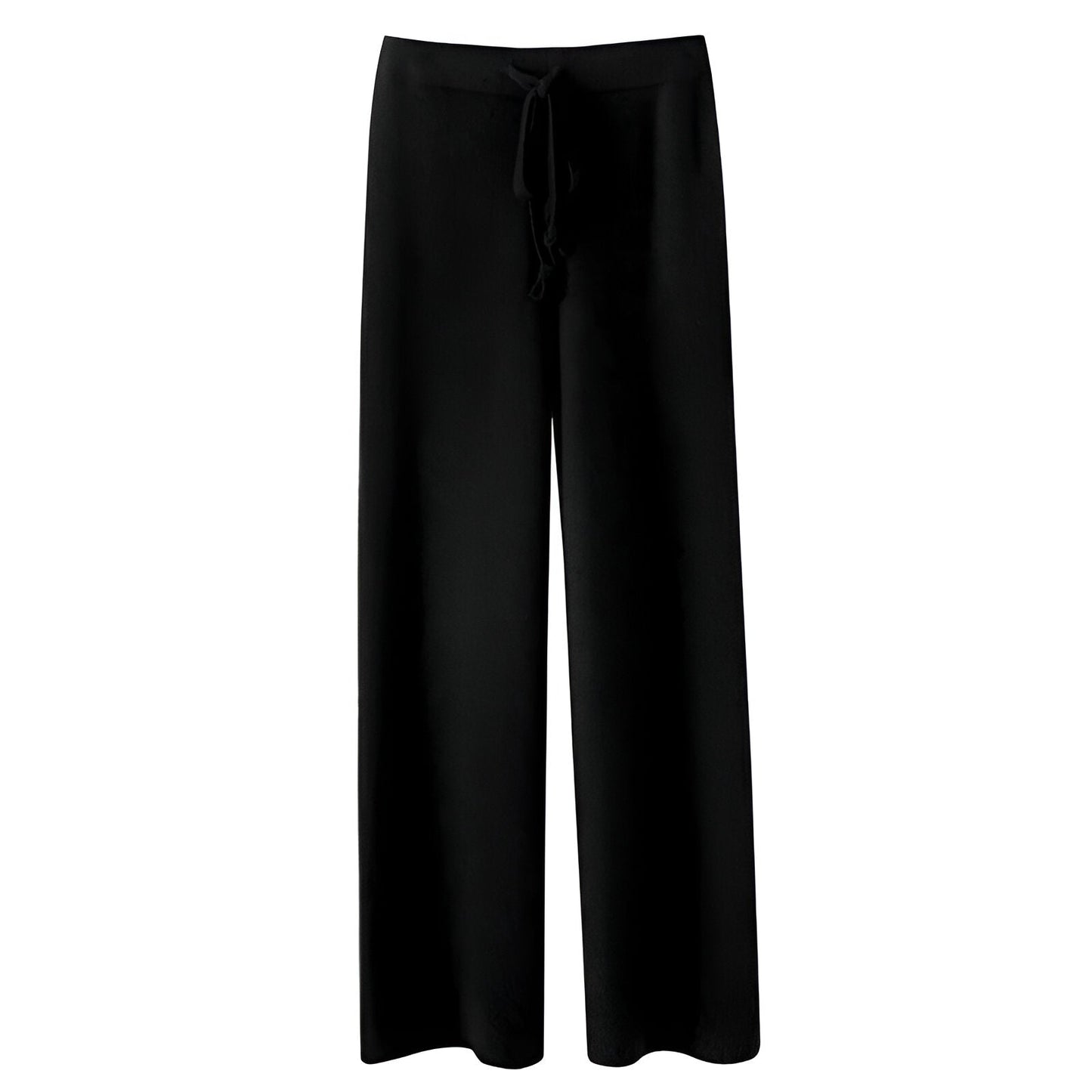 Malina | Kuschelige Wollstrickhose mit weitem Bein
