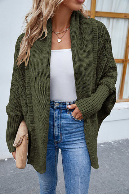 Clara - Elegante Strickjacke mit Dolman-Ärmeln für Frauen
