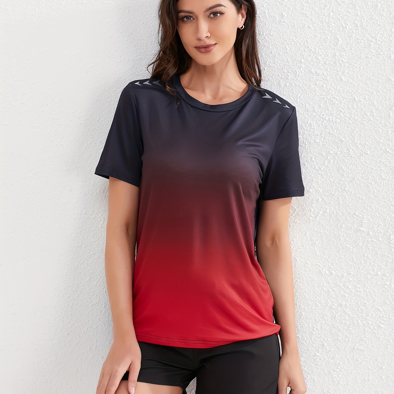 Sophie | Sport-T-Shirt für Frauen in Ombre-Farben