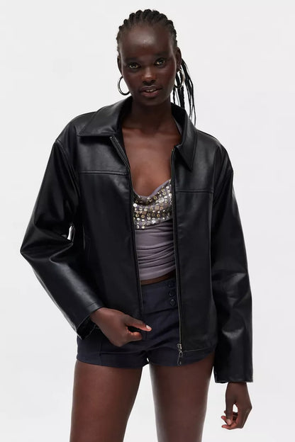 Elegante Jacke für Frauen - Elegante Motorradjacke
