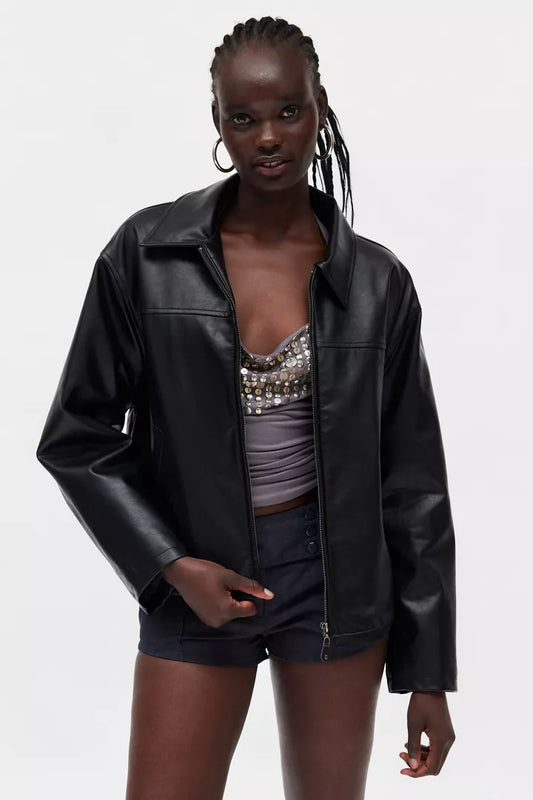 Elegante Jacke für Frauen - Elegante Motorradjacke