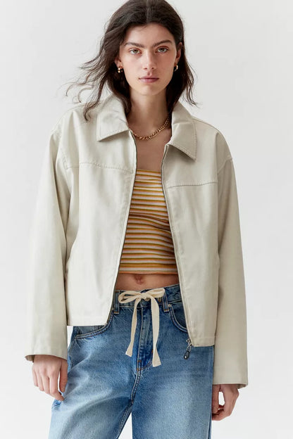 Elegante Jacke für Frauen - Elegante Motorradjacke