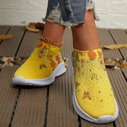 Stilvolle, atmungsaktive Damen-Sportschuhe zum Hineinschlüpfen