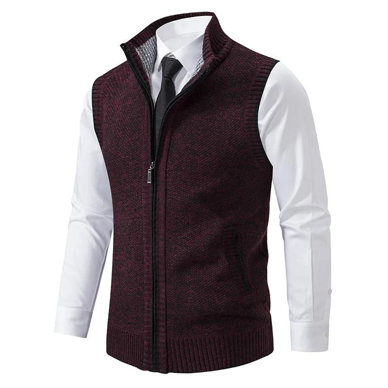 Aiden™ | Ärmellose gestrickte Fleeceweste