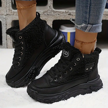 Stilvolle isolierte Schneestiefel für Frauen