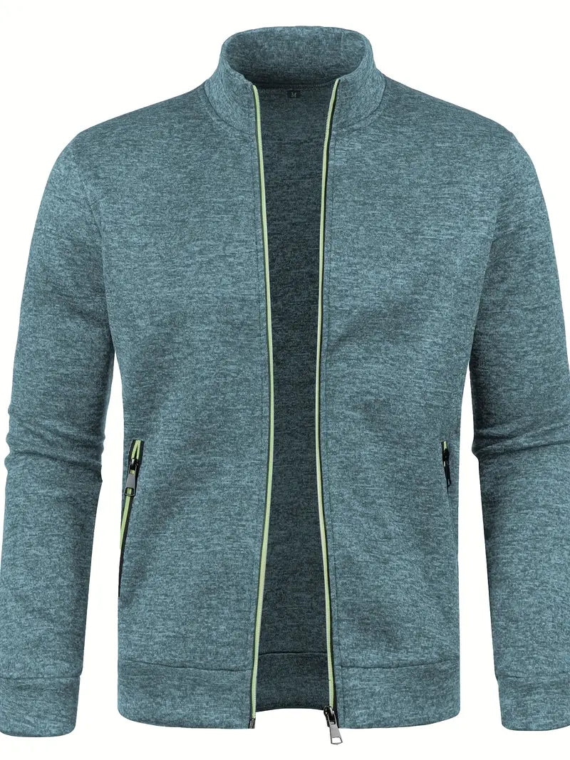 Youzi™ | Moderne Strickjacke mit durchgehendem Reißverschluss