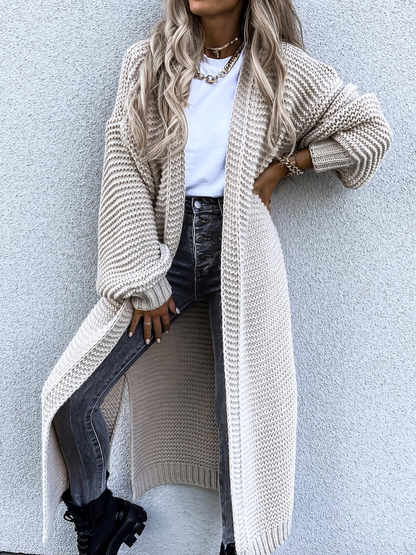 Tina - Lange Strickjacke für Frauen