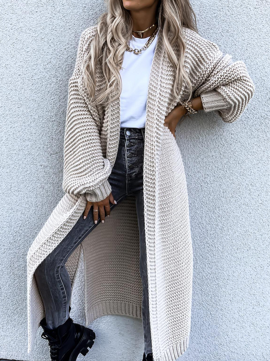Tina - Lange Strickjacke für Frauen