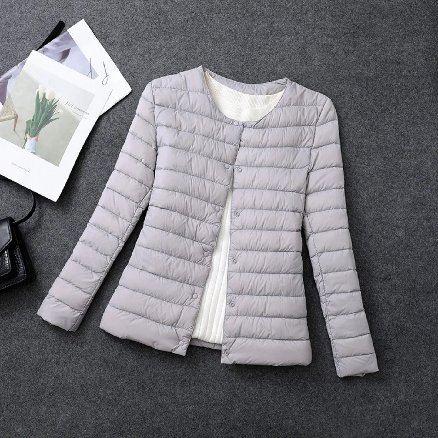 Evie - leichte gesteppte Daunenjacke