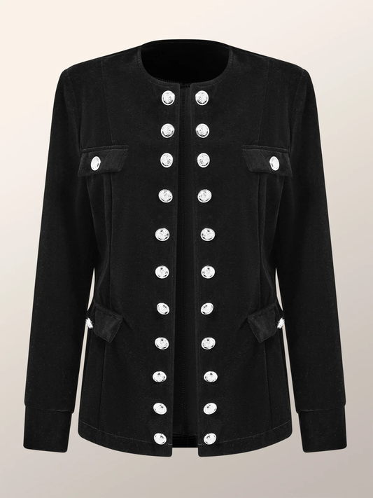 Klassische gerade geschnittene Jacke für jeden Tag