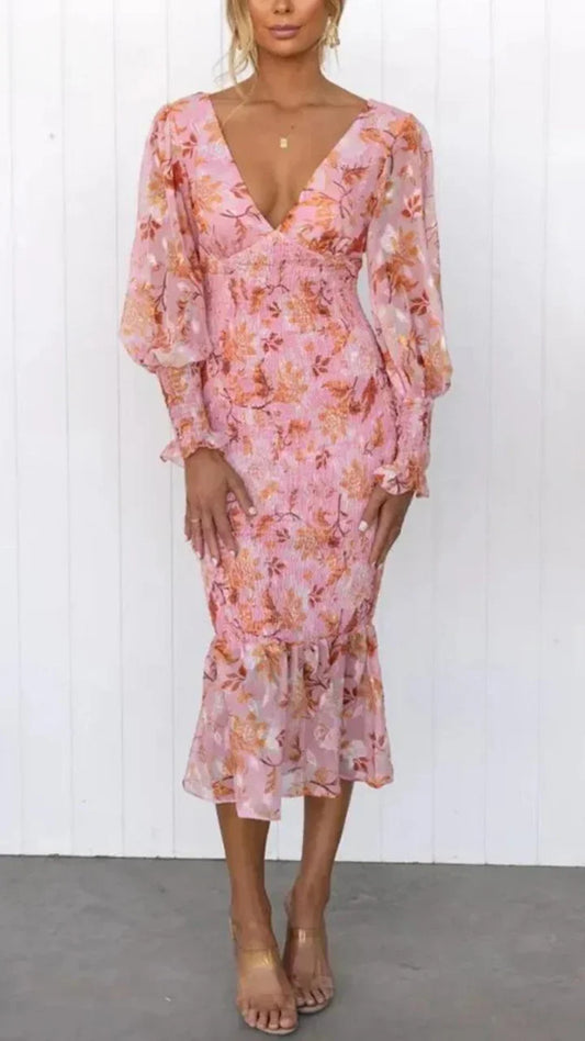 Rosabelle - Kleid mit Blumendruck