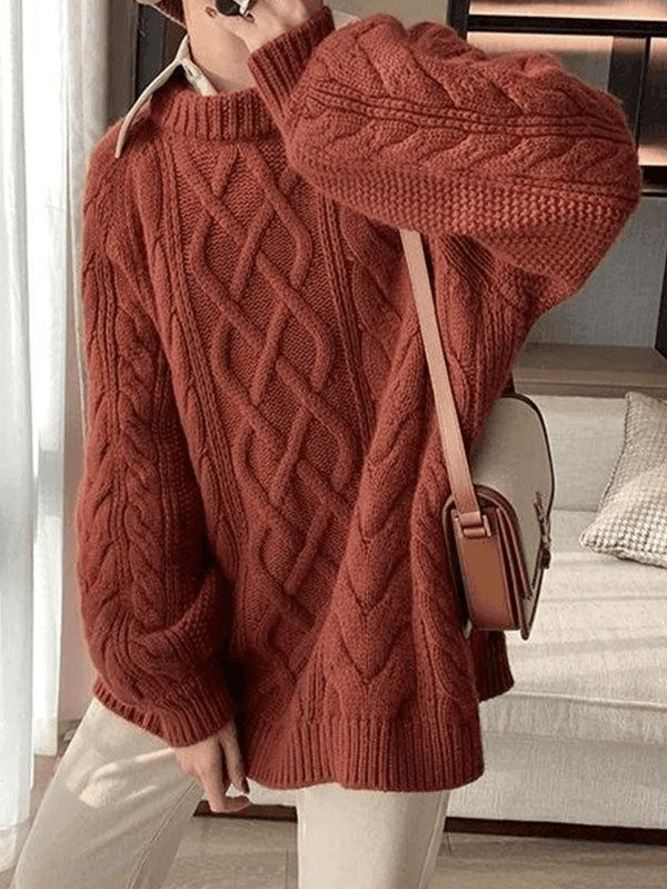Kuscheliger Strickpullover für kalte Tage