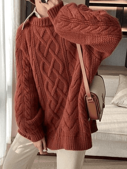 Kuscheliger Strickpullover für kalte Tage