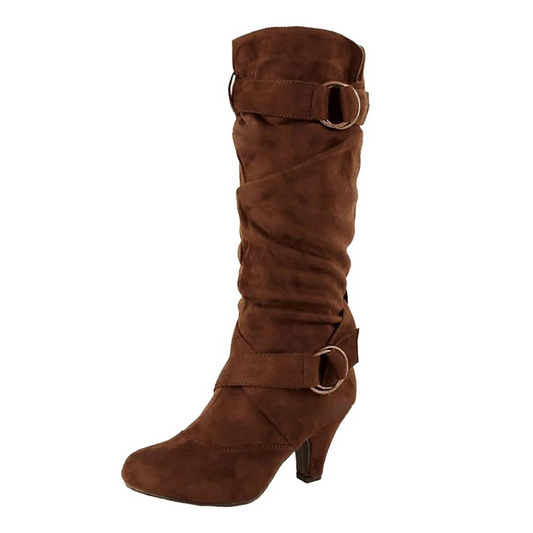 Hohe Stiefel mit Schnalle für Frauen - Madle