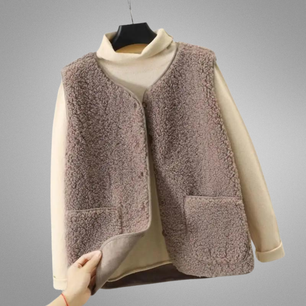 Trendige Fleece-Thermojacke für Frauen