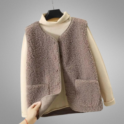 Trendige Fleece-Thermojacke für Frauen