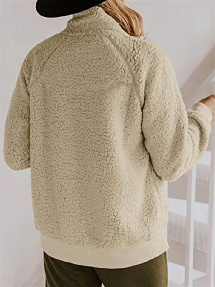 Bequeme Jacke ohne Kapuze für kaltes Wetter