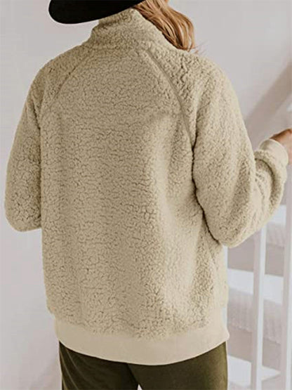 Bequeme Jacke ohne Kapuze für kaltes Wetter