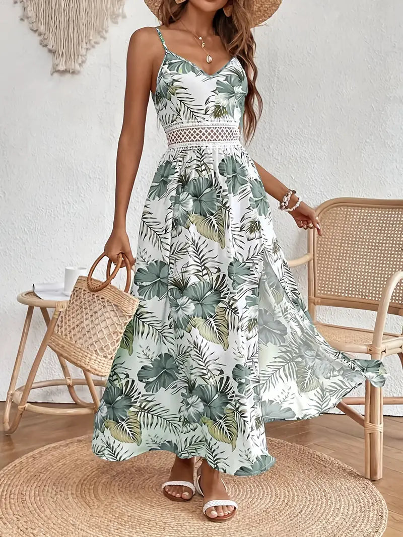 Sommerkleid mit Blumendruck