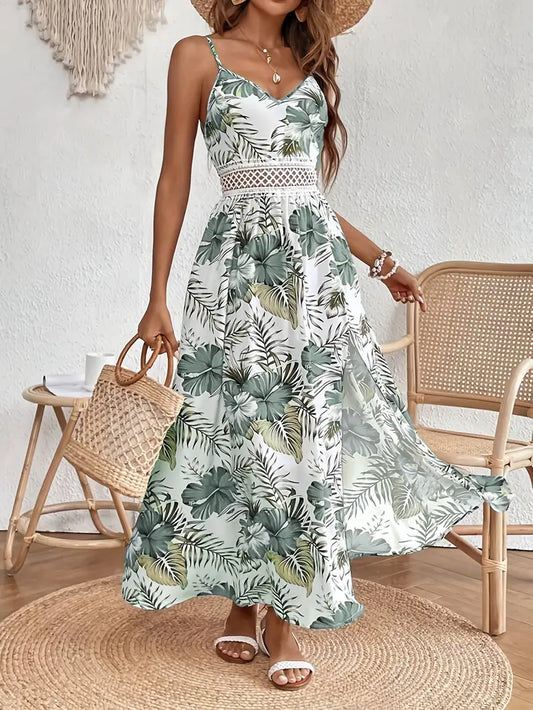 Sommerkleid mit Blumendruck