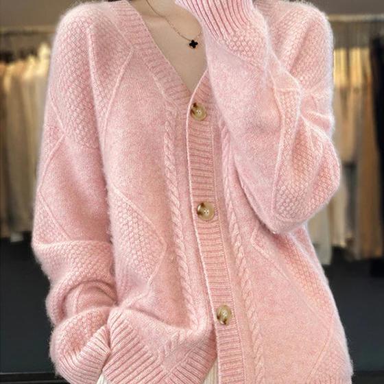 Thalia - Gestrickte Strickjacke für Frauen
