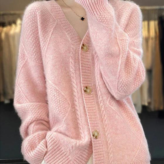 Thalia - Gestrickte Strickjacke für Frauen