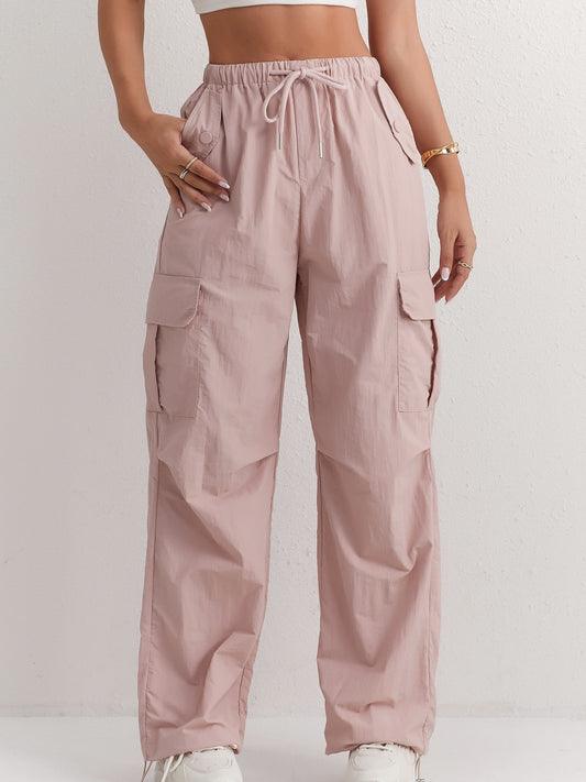 Solène - Stylische und bequeme rosa Cargohose für Frauen