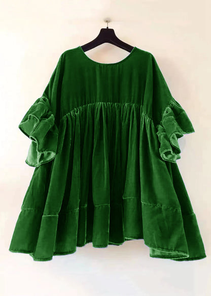 Saindra - Kurzes Kleid mit Schmetterlingsärmeln