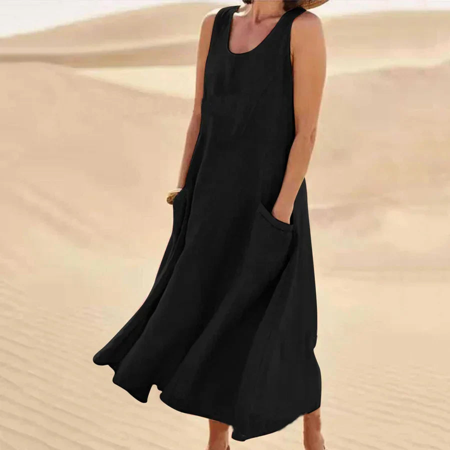 Ärmelloses Kleid für Damen