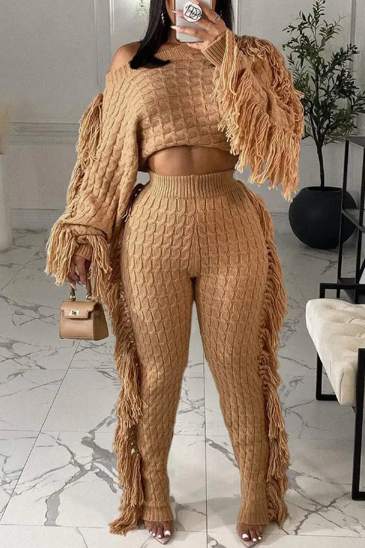 Kaianna - Kuscheliges Strick-Outfit-Set für Frauen